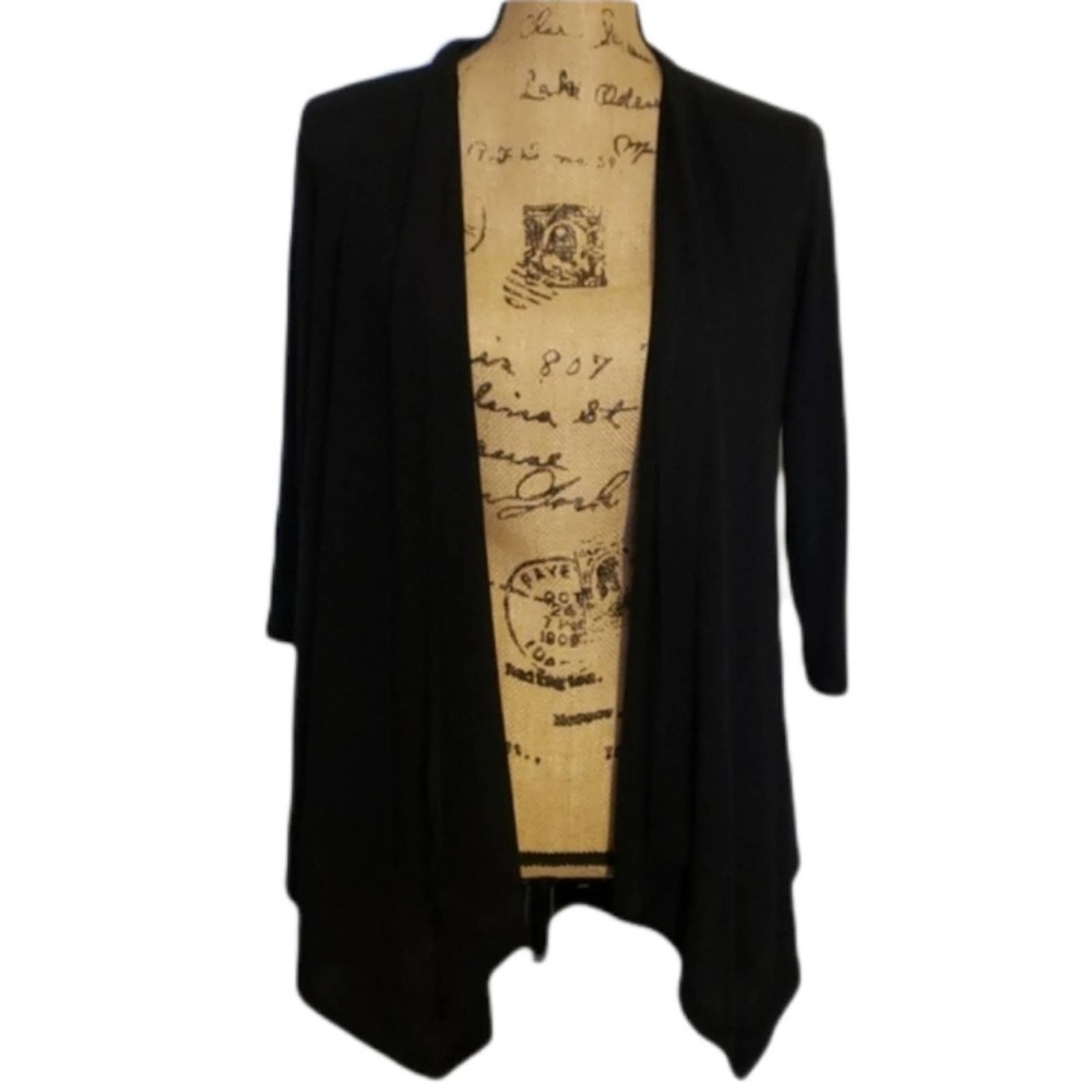 NWT Style & Co Drape Sweater Black Size Small - Picture 1 of 6
